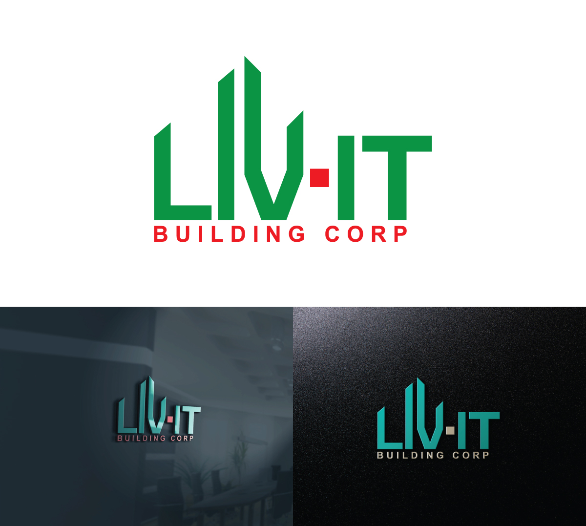 Logo Design by immuktishah for Liv.it Building Corp | Design #17024436