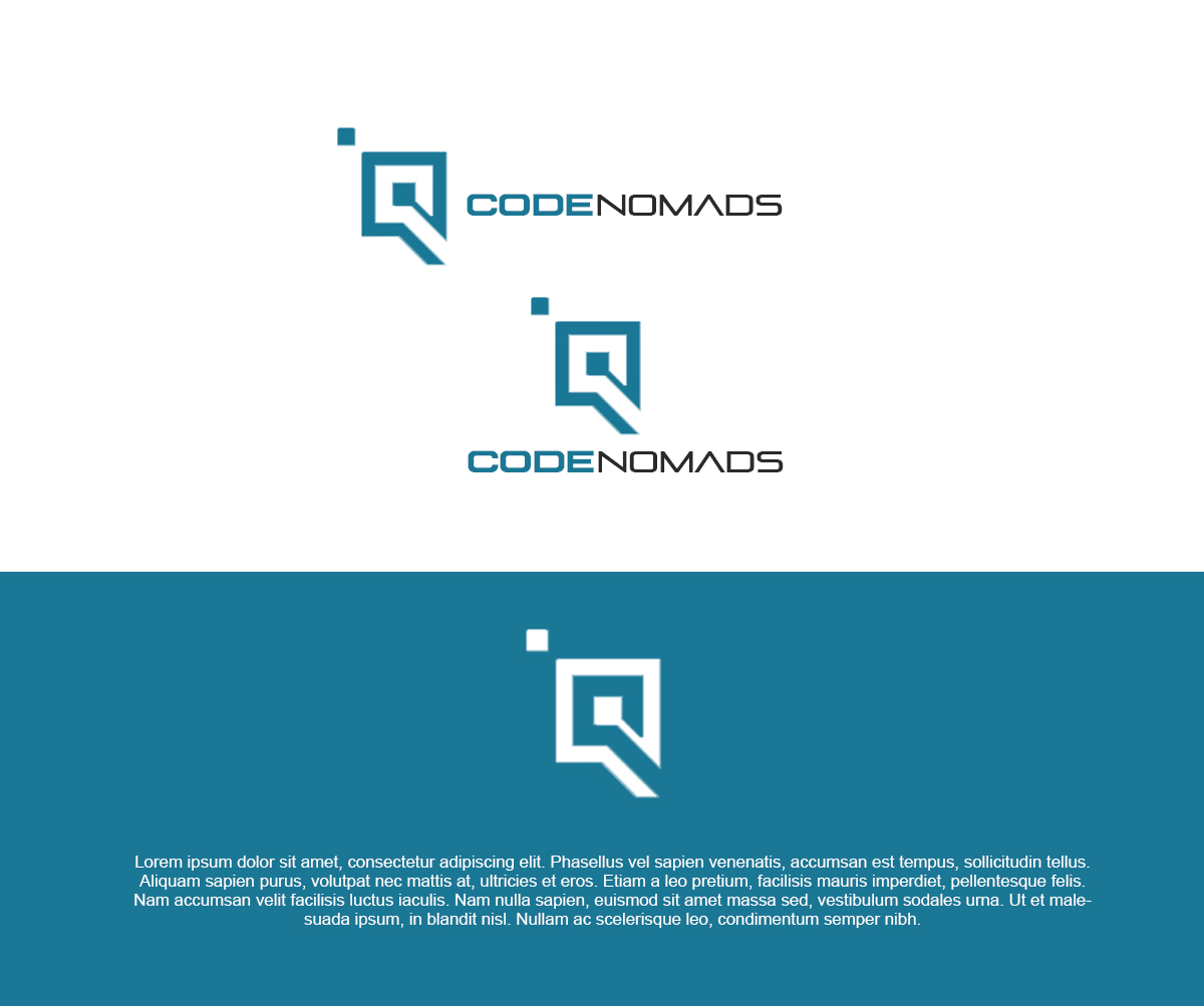 Logo Design by pixelgrapix for Code Nomads | Design #16987932