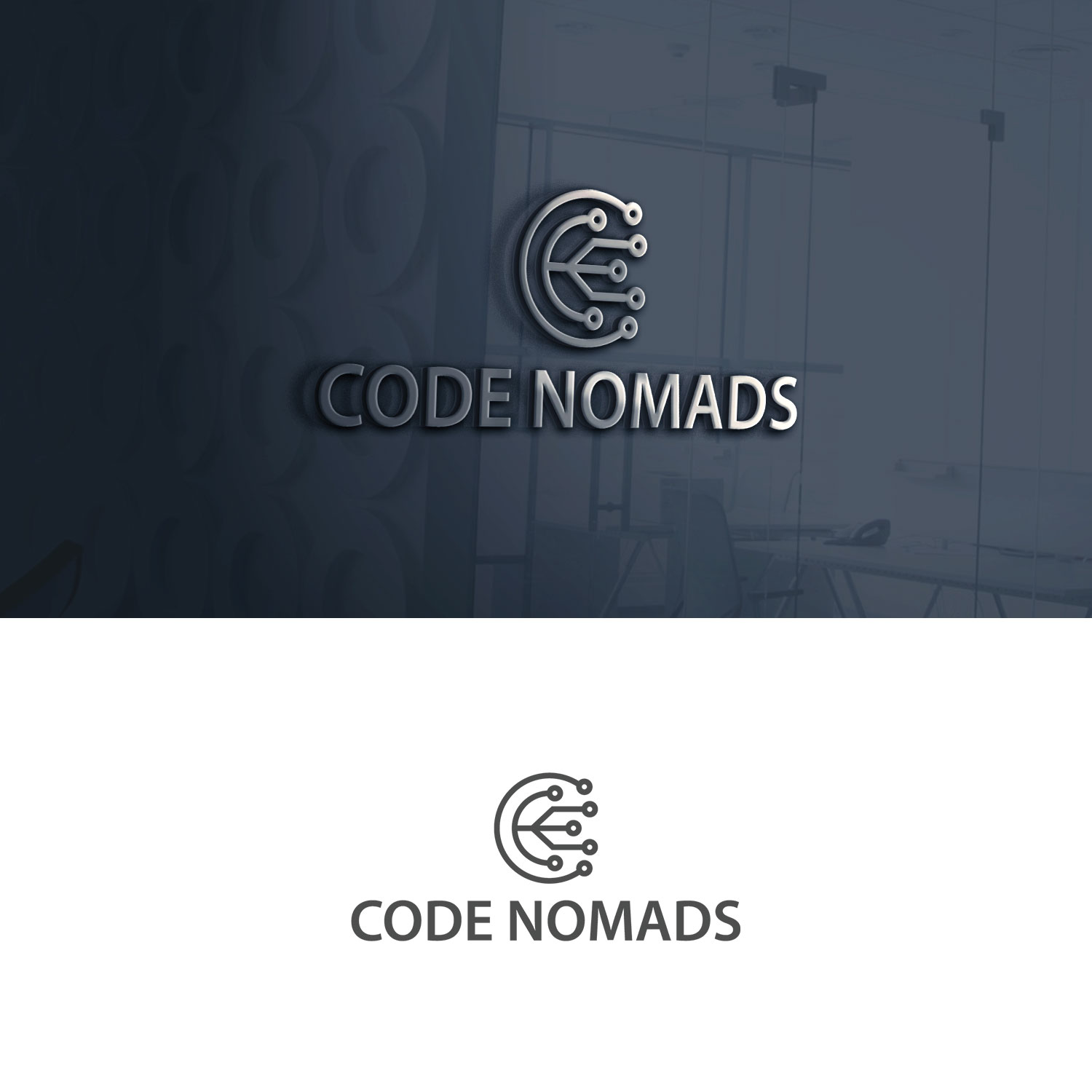 Logo Design by oomardesigns for Code Nomads | Design #17009709