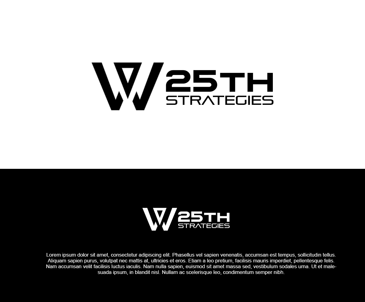 Logo Design by pixelgrapix for W. 25th Strategies | Design #16987818