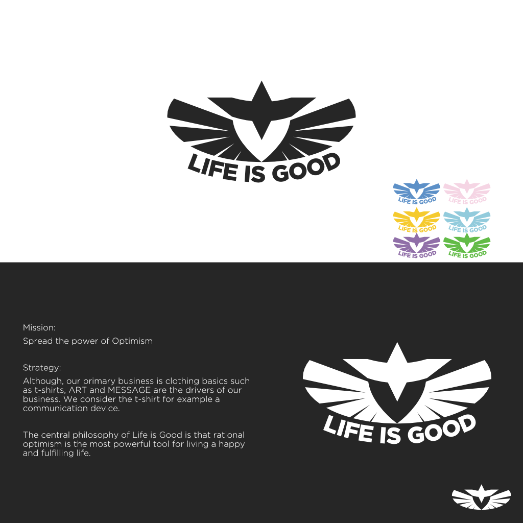 Logo-Design von Mike Rosales (@mrdzyn) für Life is Good | Design #17043788