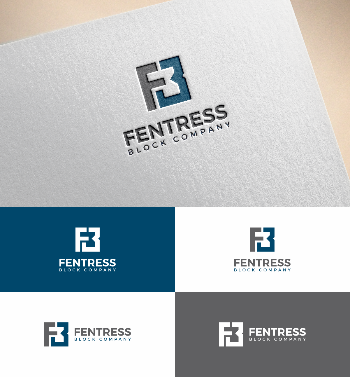 Logo Design by MKR for Fentress Block Company  | Design #17003947