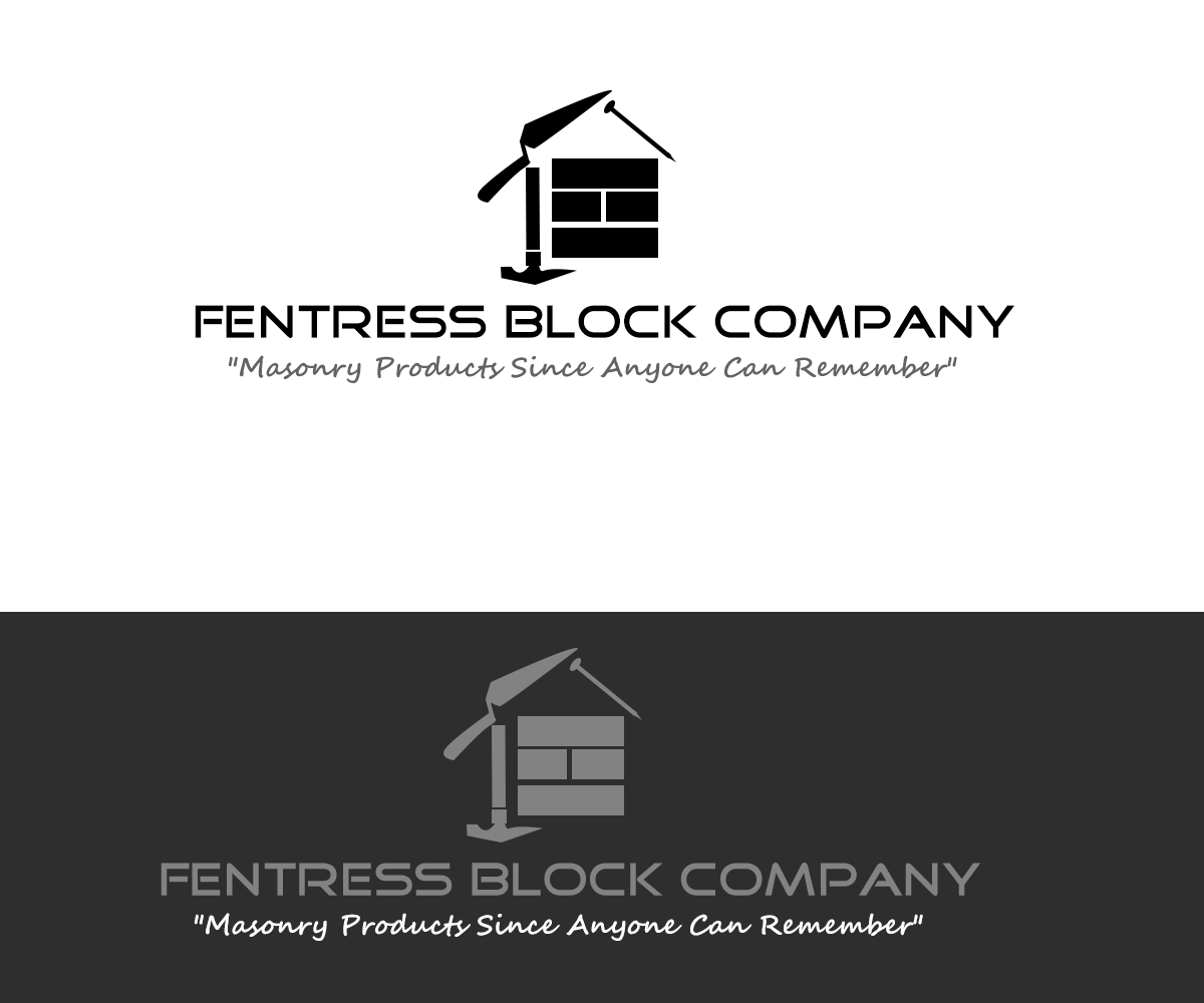 Logo Design by Mad Gun for Fentress Block Company  | Design #17007433