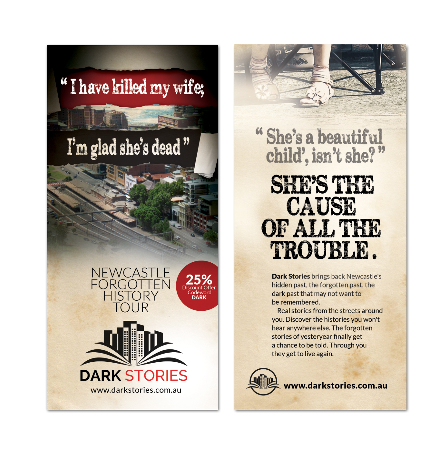 Flyer Design by see why for Dark Stories Pty Ltd | Design #17023440