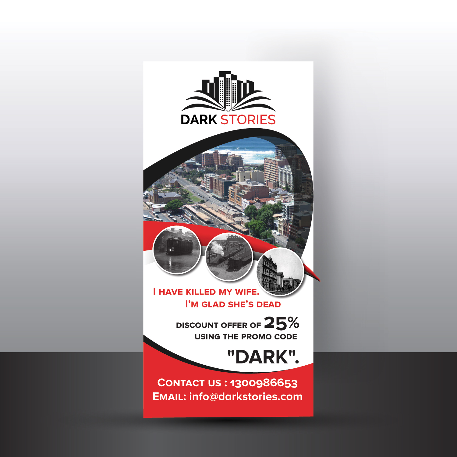 Flyer Design by theblueart for Dark Stories Pty Ltd | Design #16986277
