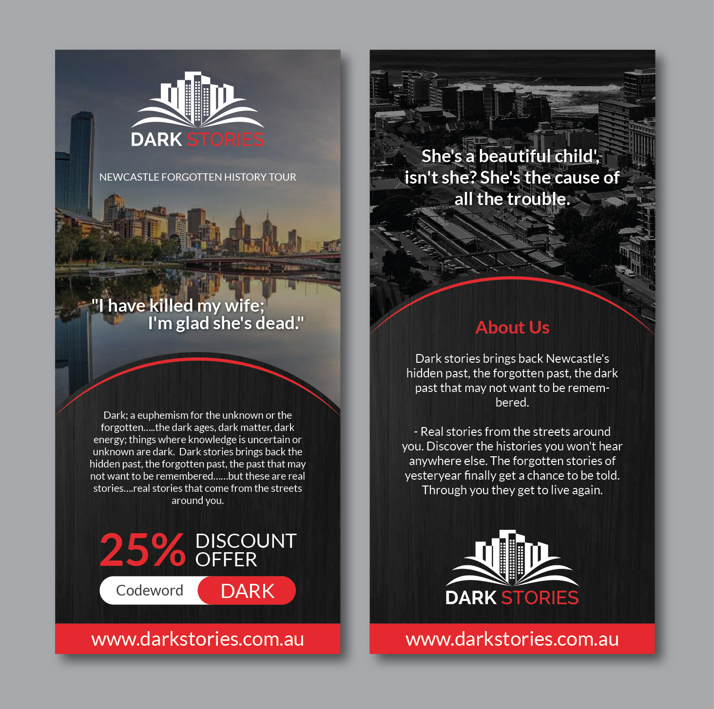 Flyer Design by Achiver for Dark Stories Pty Ltd | Design #17006326