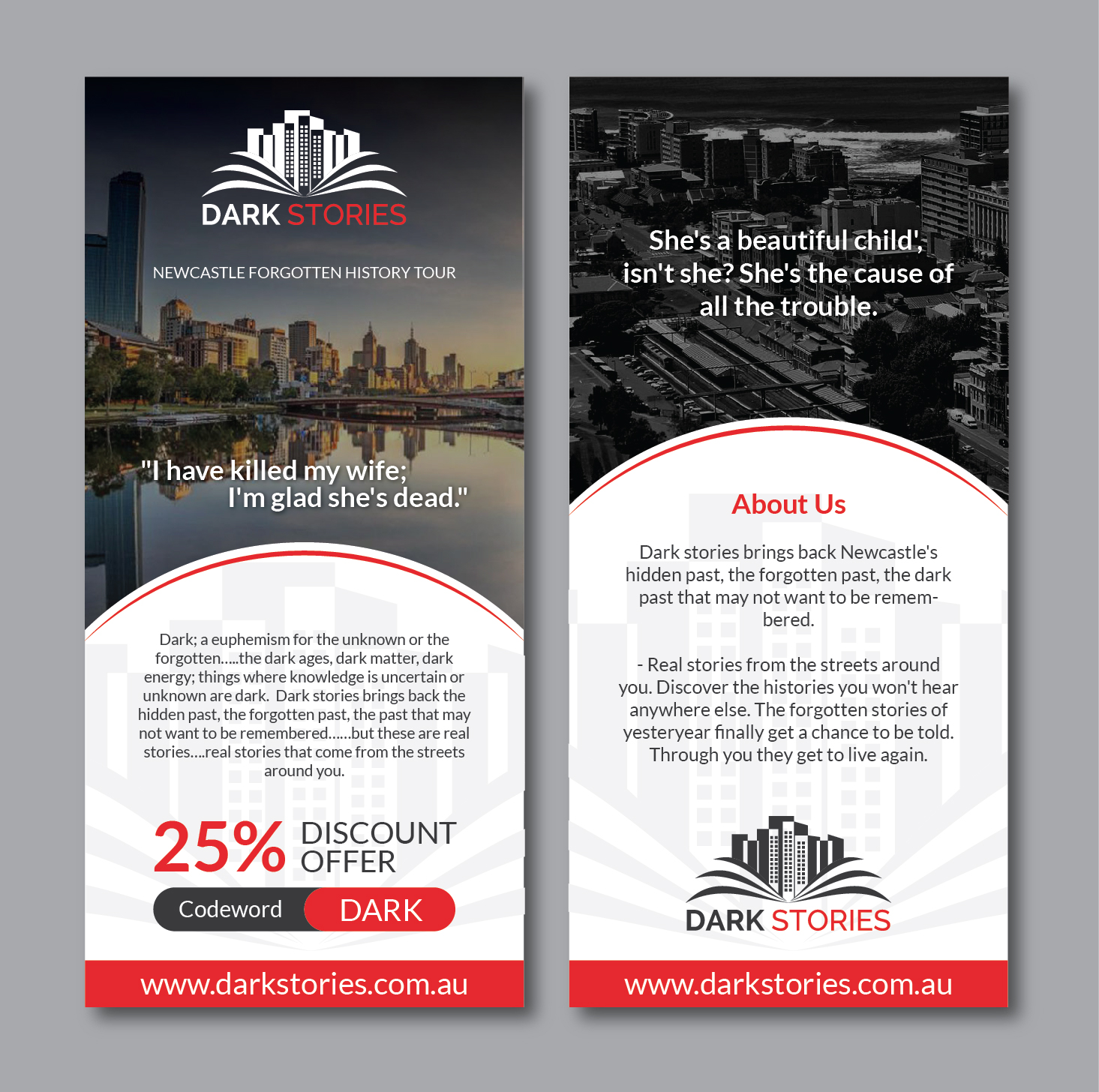 Flyer Design by Achiver for Dark Stories Pty Ltd | Design #17006327