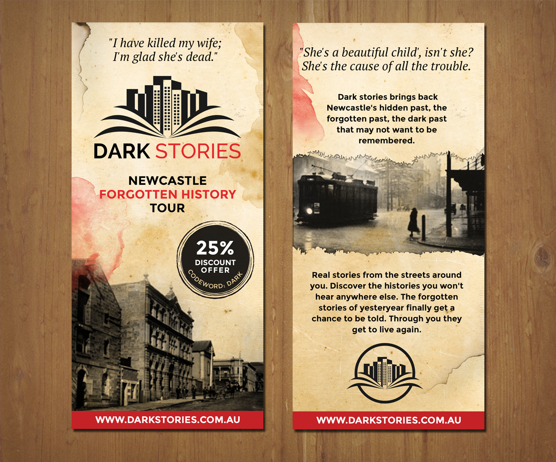 Flyer Design by MNM for Dark Stories Pty Ltd | Design #17012060