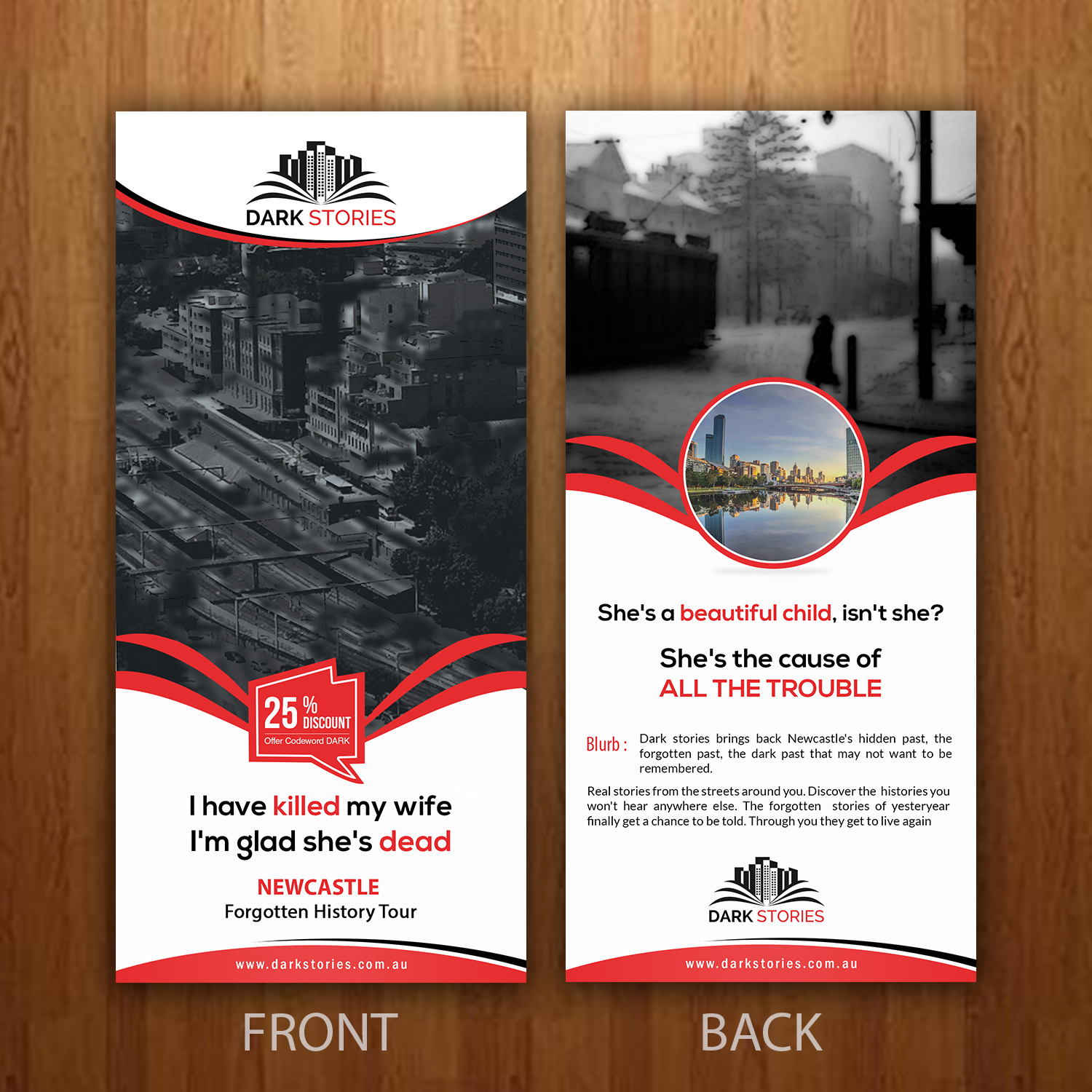 Flyer Design by debdesign for Dark Stories Pty Ltd | Design #17020799