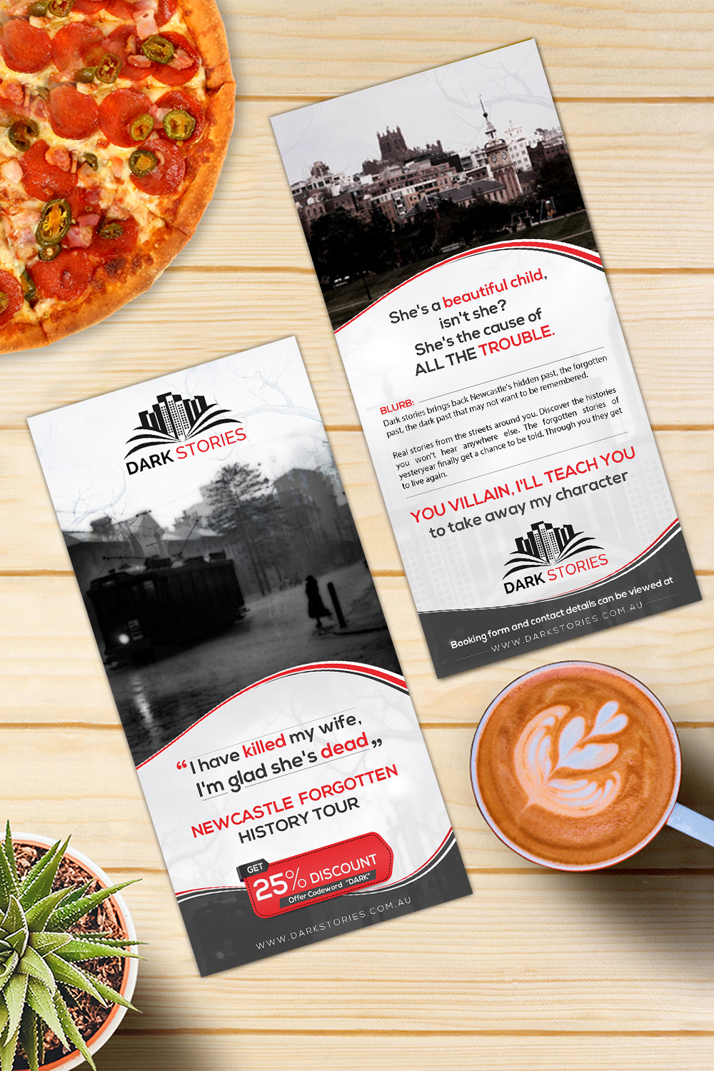 Flyer Design by debdesign for Dark Stories Pty Ltd | Design #17024835