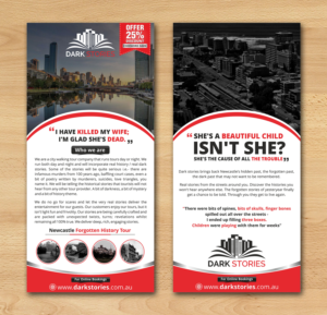 Design de Flyer par ecorokerz pour Dark Stories Pty Ltd | Design #17008858