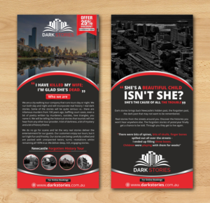Flyer Design by ecorokerz for Dark Stories Pty Ltd | Design: #17008859