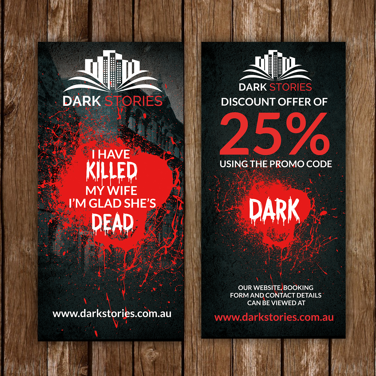 Design de Flyer par TuktukiShree pour Dark Stories Pty Ltd | Design #16992063