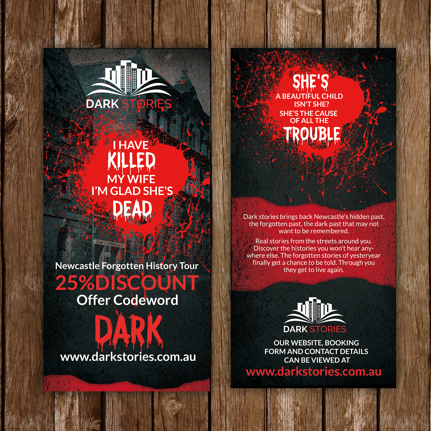 Flyer Design by TuktukiShree for Dark Stories Pty Ltd | Design #16996848