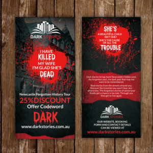 Flyer Design by TuktukiShree for Dark Stories Pty Ltd | Design: #16996848