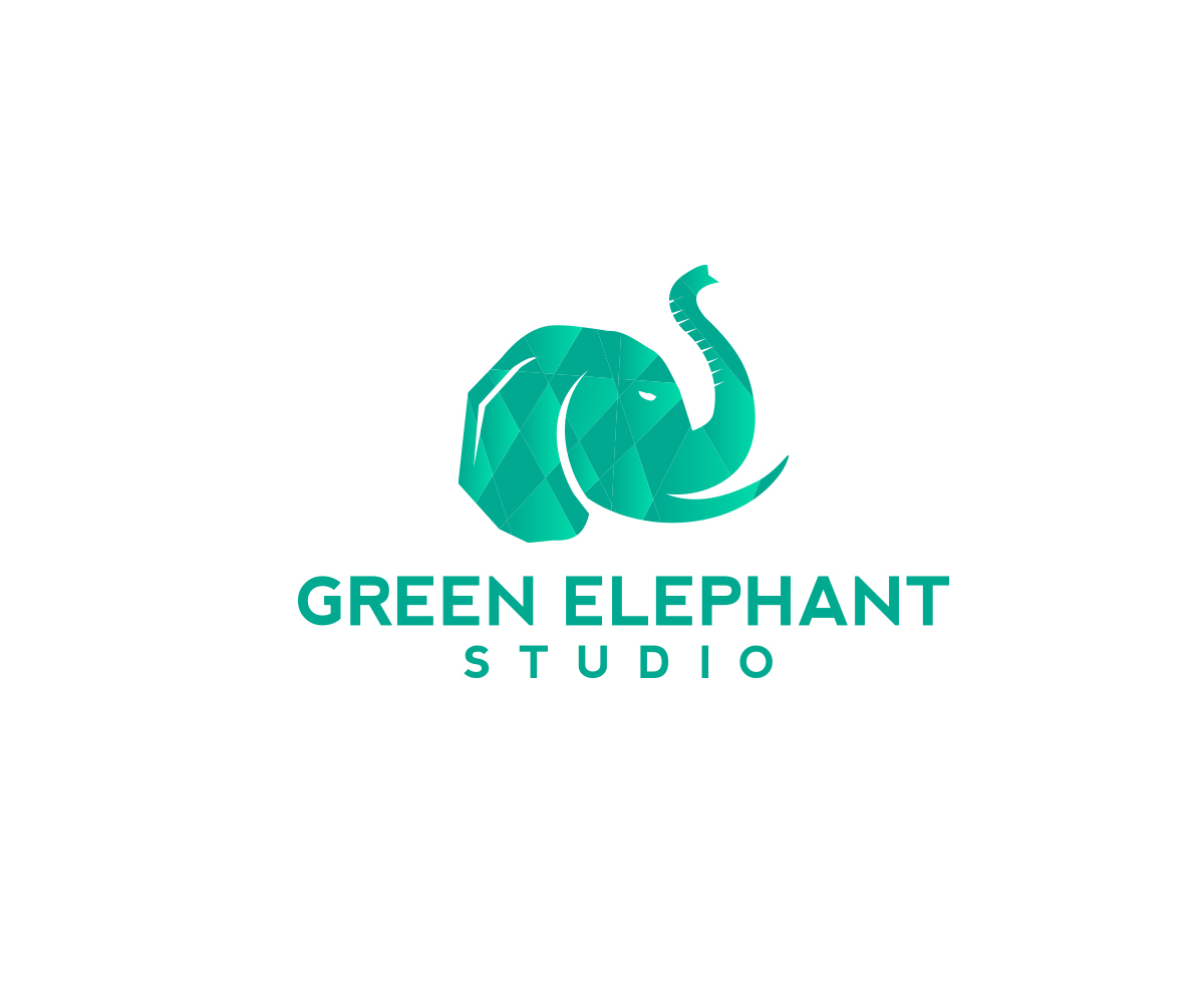 Logo Design by Maher Sh for Green Elephant Studio | Design #17127312