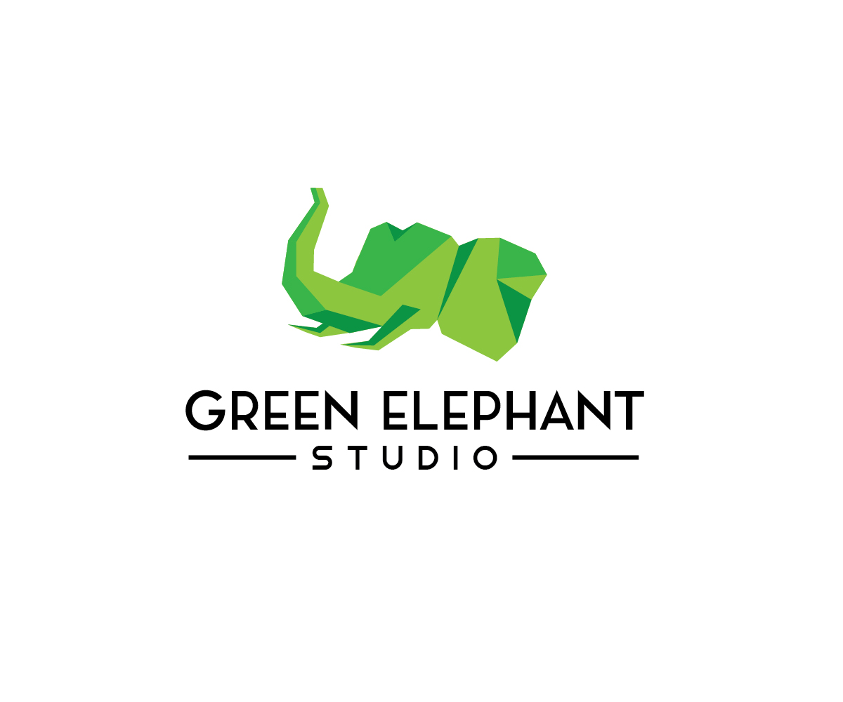 Logo Design by renderman for Green Elephant Studio | Design #17122598