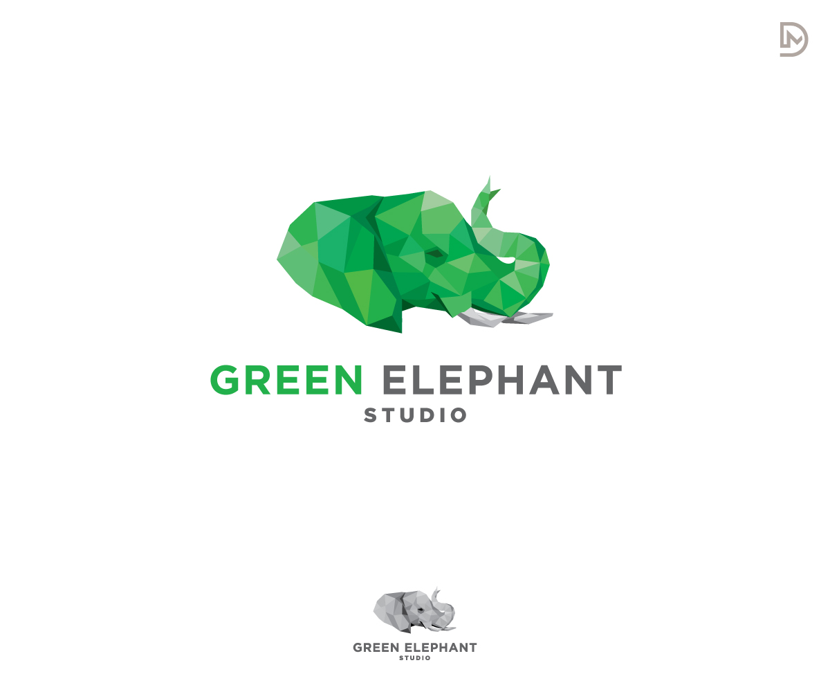 Logo Design by D_Mantra for Green Elephant Studio | Design #17125328