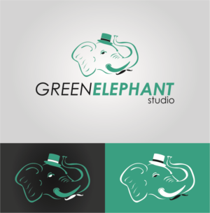 Logo Design by JE Designs for Green Elephant Studio | Design #17120469