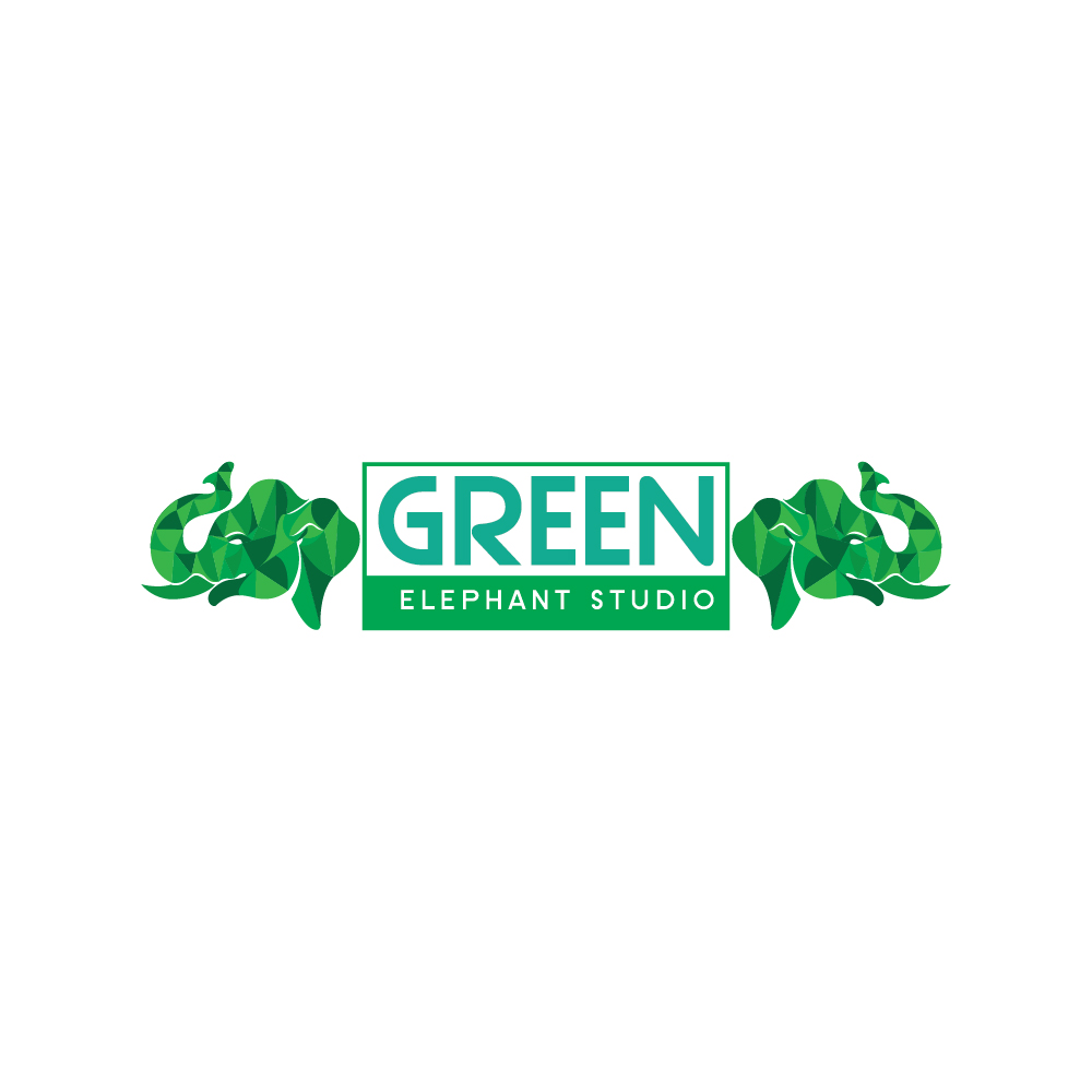 Logo Design by AktharArziki for Green Elephant Studio | Design #17138686