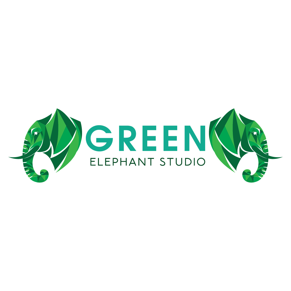Logo Design by AktharArziki for Green Elephant Studio | Design #17179170