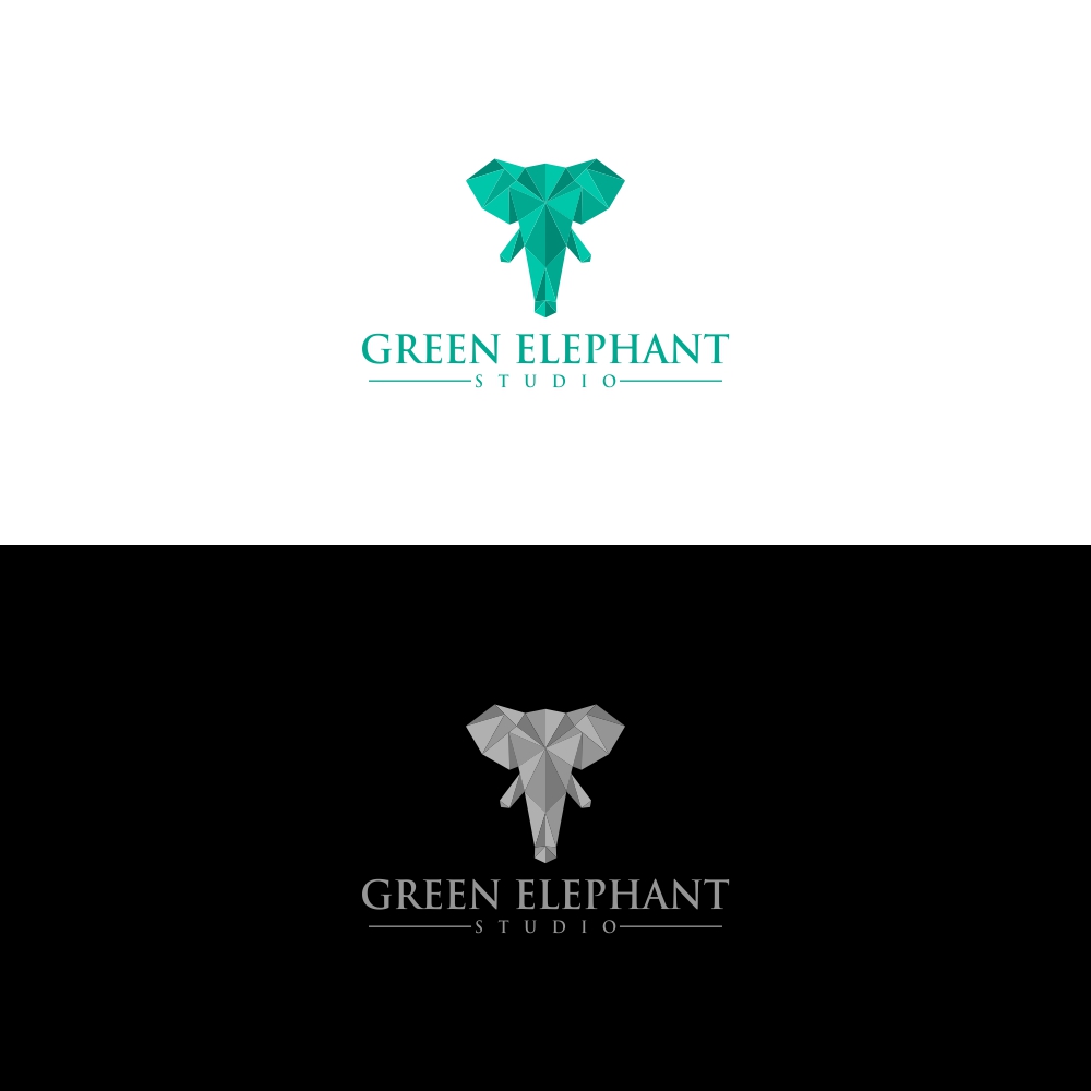 Logo Design by Basksh Designs for Green Elephant Studio | Design #17124423