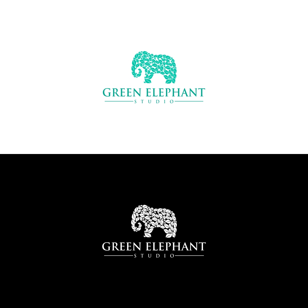 Logo Design by Basksh Designs for Green Elephant Studio | Design #17134785
