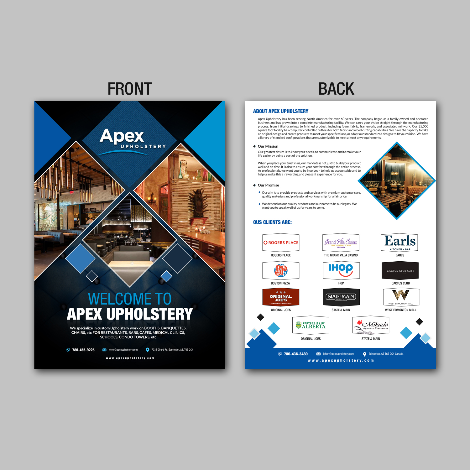Design de Flyer par debdesign pour Brick Tops | Design #17008155