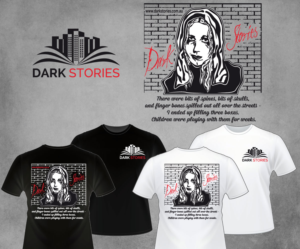 T-shirt Design by SpaGGy for Dark Stories Pty Ltd | Design: #16990683