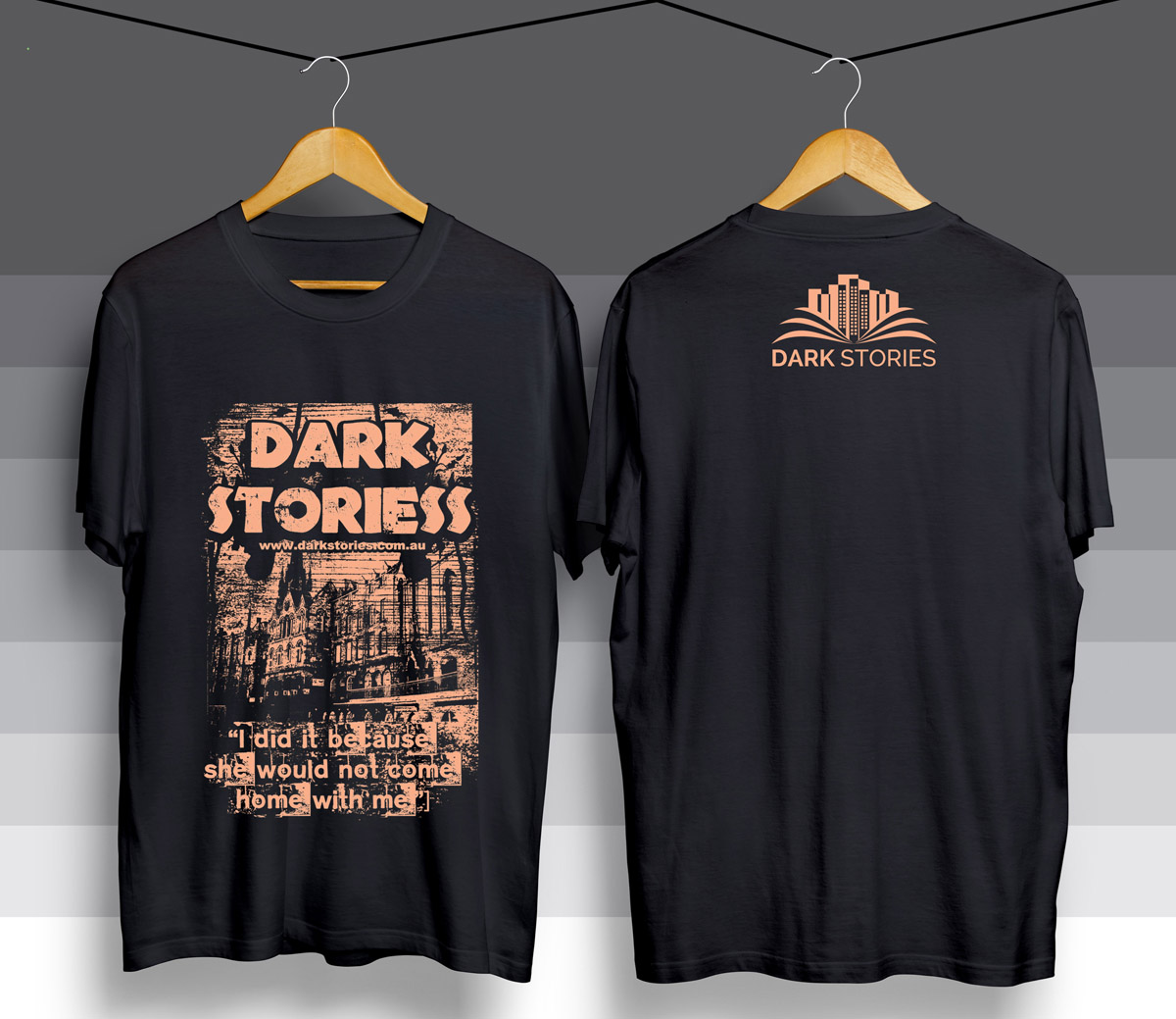 T-Shirt-Design von BABLEO für Dark Stories Pty Ltd | Design #17016069