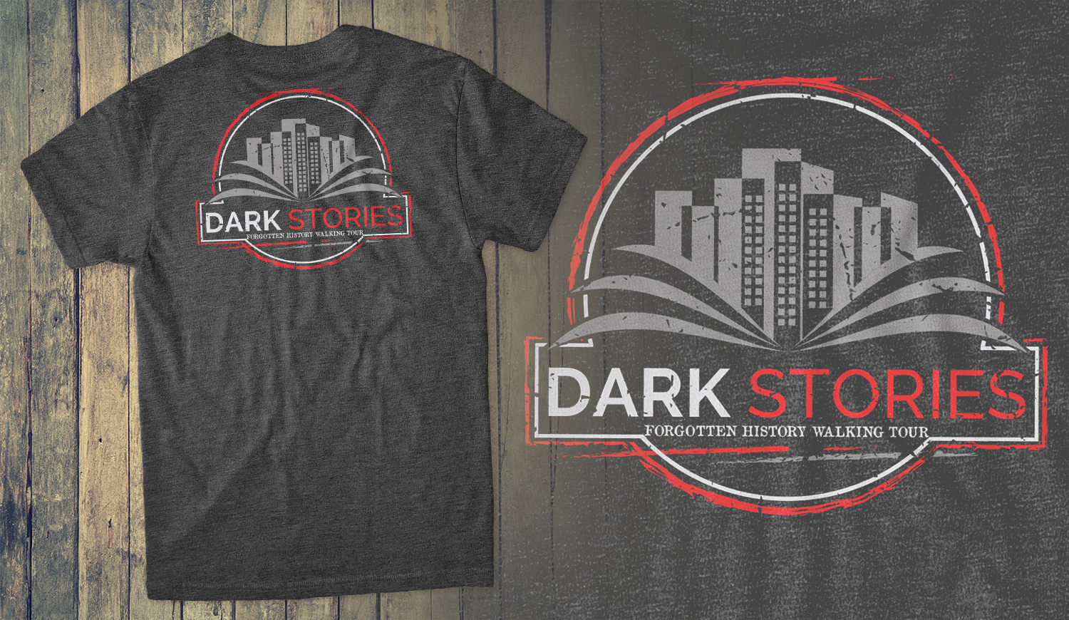 T-shirt Design by db1404 for Dark Stories Pty Ltd | Design #16994093
