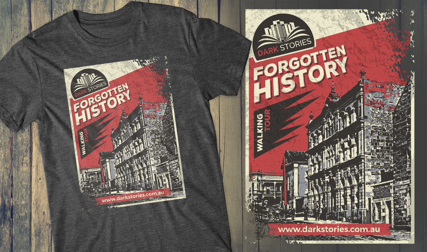 T-Shirt-Design von db1404 für Dark Stories Pty Ltd | Design #17001622