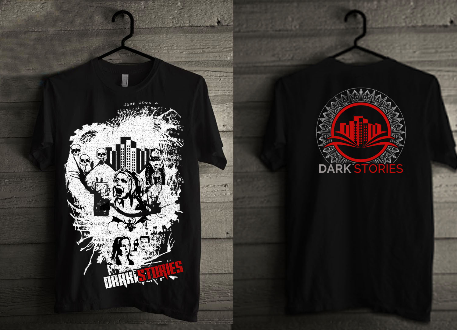 Design de T-shirt par creative gravity pour Dark Stories Pty Ltd | Design #17000354