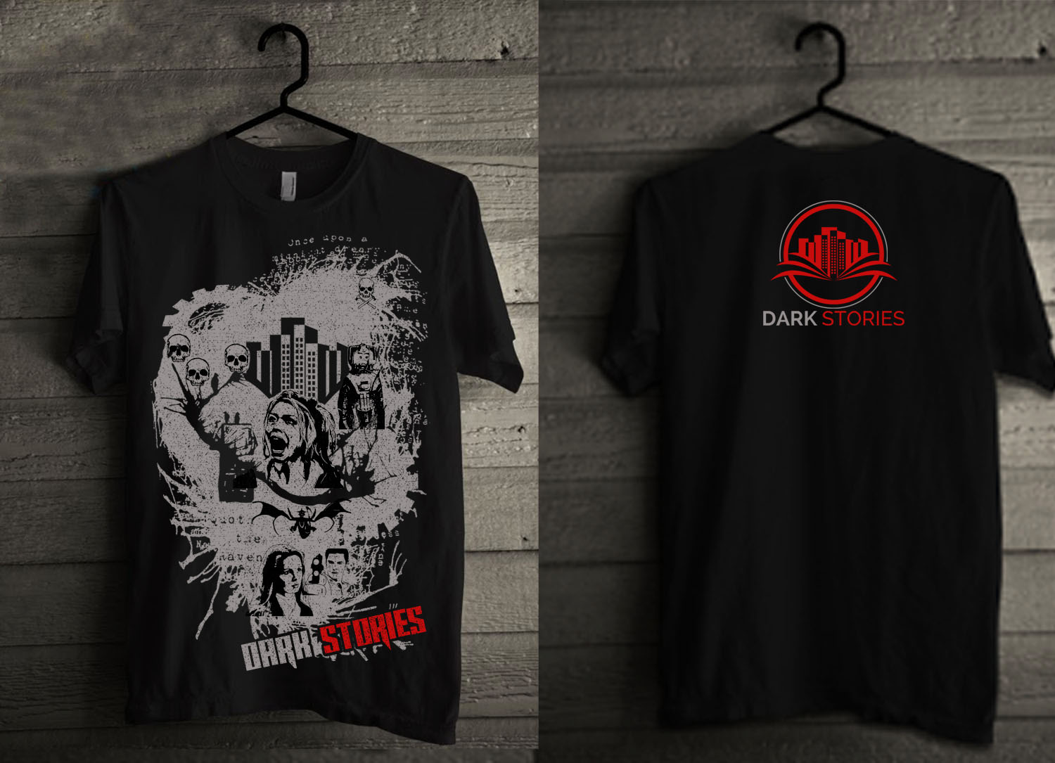 T-shirt Design by creative gravity for Dark Stories Pty Ltd | Design #17000409