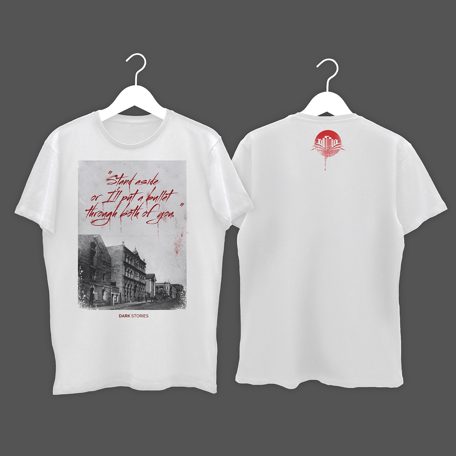 T-shirt Design by Jojo Cumi for Dark Stories Pty Ltd | Design #17016735