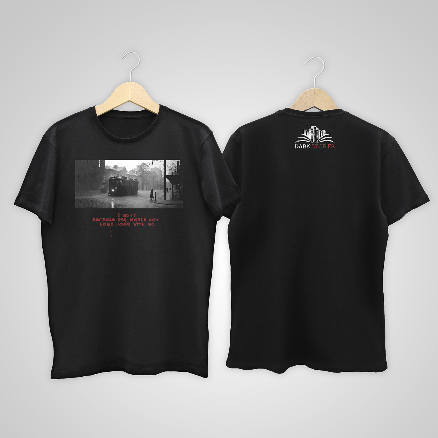 T-shirt Design by Jojo Cumi for Dark Stories Pty Ltd | Design #17016736