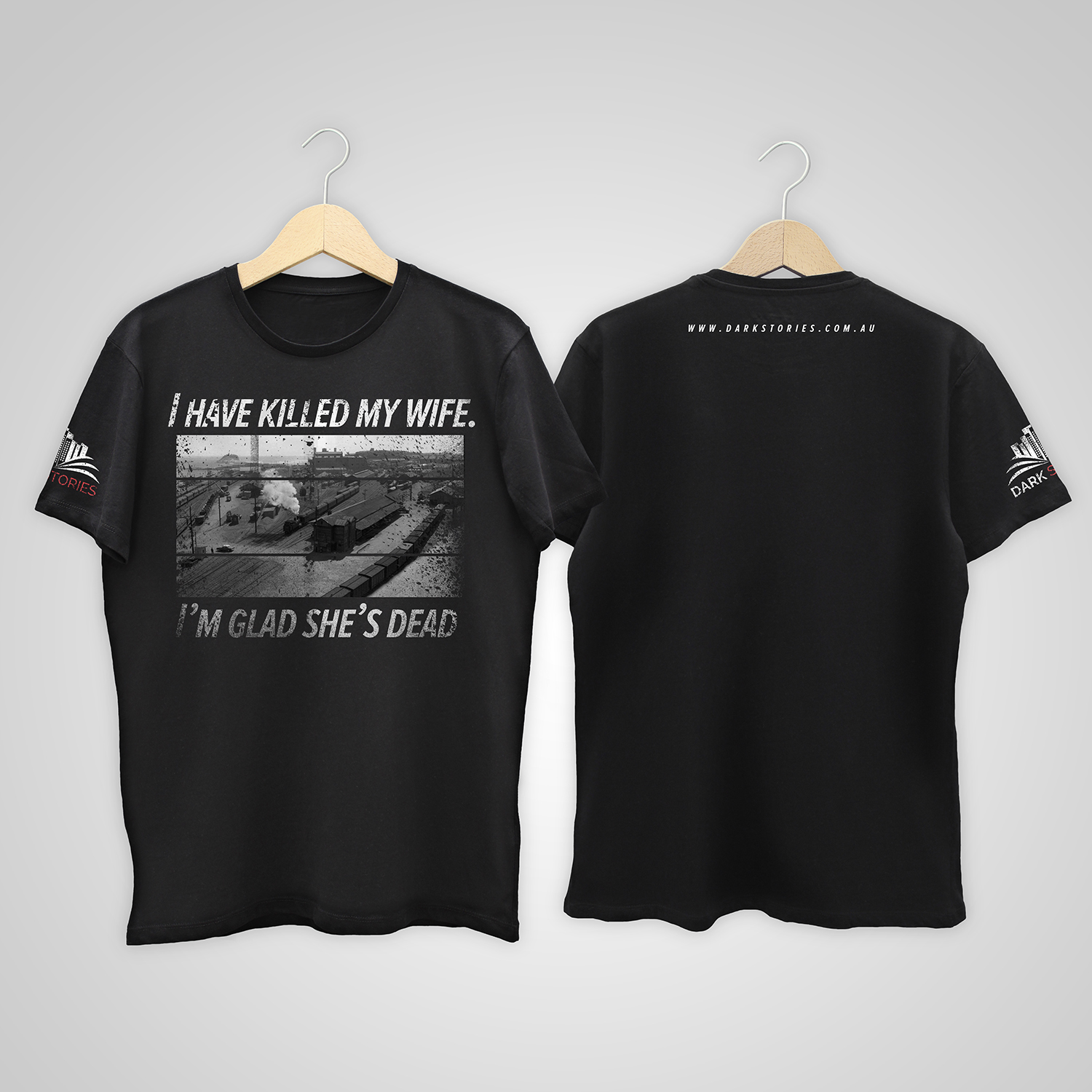 T-shirt Design by Jojo Cumi for Dark Stories Pty Ltd | Design #17041994