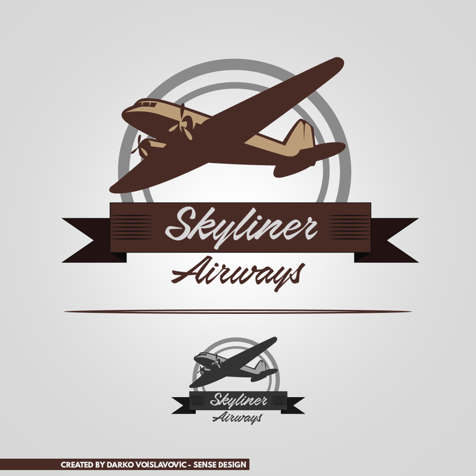 Logo Design by Darko Voislavovic for Skyliner Airways | Design #17027793
