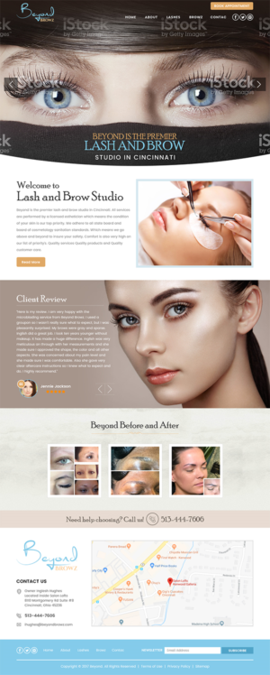 Web Design by RupalTechno for Beyond Browz | Design: #17065638