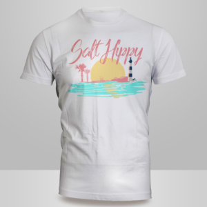 Salt Hippy Beach T Shirt Design  | T-shirt Design by Kero