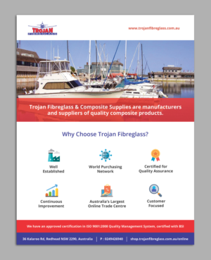 Brochure Design by AbyJohns for Trojan Fibreglass Pty Ltd | Design: #17111011
