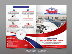 Brochure Design by SAI DESIGNS for Trojan Fibreglass Pty Ltd | Design #17154870