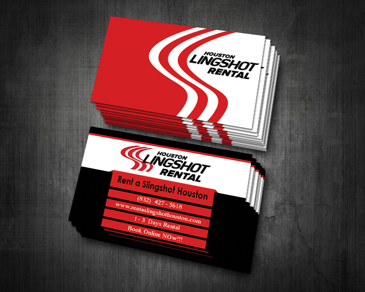 Business Card Design by khAng for Houston Slingshot Rental | Design #16997363