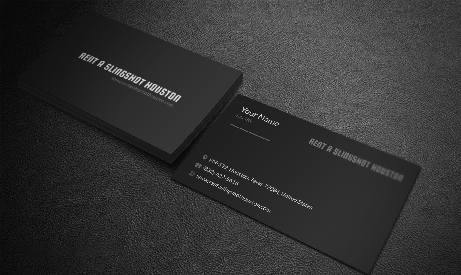 Business Card Design by Riz' for Houston Slingshot Rental | Design #16996176