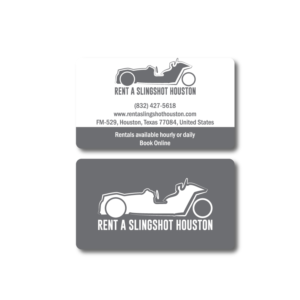 Business Card Design by dreamlogo for Houston Slingshot Rental | Design #17002099