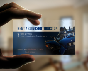 Business Card Design by Xpert for Houston Slingshot Rental | Design: #17003229