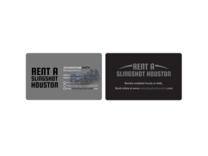 Visitenkarten-Design von Creations Box 2015 für Houston Slingshot Rental | Design: #17014033
