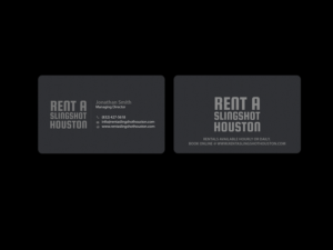Diseño de Tarjeta de Presentación por Creations Box 2015 para Houston Slingshot Rental | Diseño: #17014163