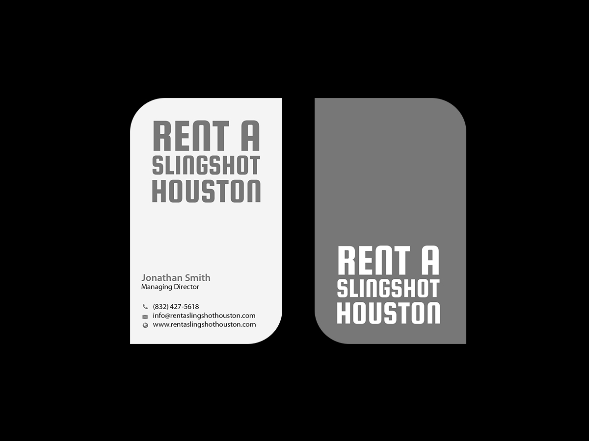 Business Card Design by Creations Box 2015 for Houston Slingshot Rental | Design #17014167