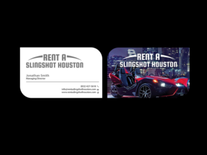 Diseño de Tarjeta de Presentación por Creations Box 2015 para Houston Slingshot Rental | Diseño: #17014168